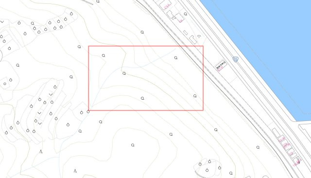 道の駅近く、広がるオーシャンビュー☆6万平米超の広大な土地の区画図