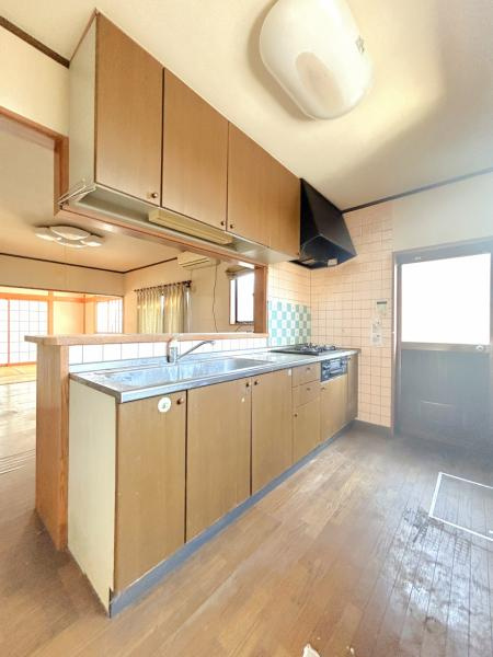 宇都宮市竹林町　４ＬＤＫ　中古住宅のキッチン