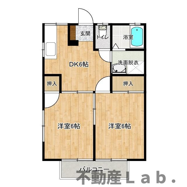 すずらんハイツの間取り