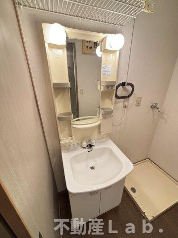 グランディール豊福の洗面所