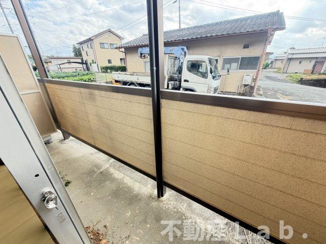 エンゼルハイツ松橋のバルコニー