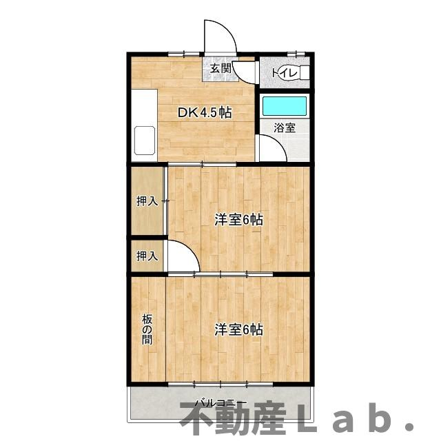 エンゼルハイツ松橋の間取り