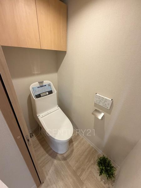 サンハイツ高崎のトイレ|温水シャワー洗浄機能付きです。