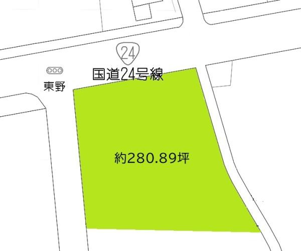 紀の川市東野　土地