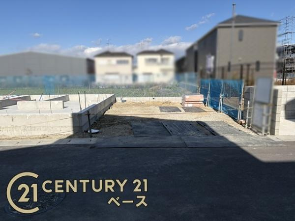 リーブルガーデン杏町 １号棟 ／新築一戸建の駐車場|■現地撮影写真■駐車スペース２台分完備！