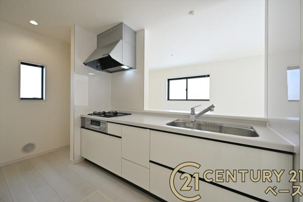 リーブルガーデン杏町 ３号棟 ／新築一戸建の内観：施工例|■ゆったりしたサイズの浴室です！足を伸ばしての入浴は疲れも癒してくれます！■