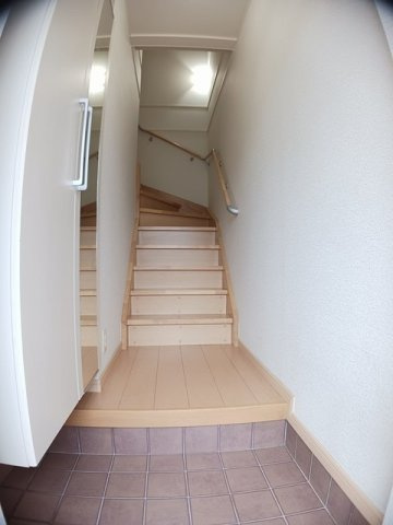 サンブライトの玄関