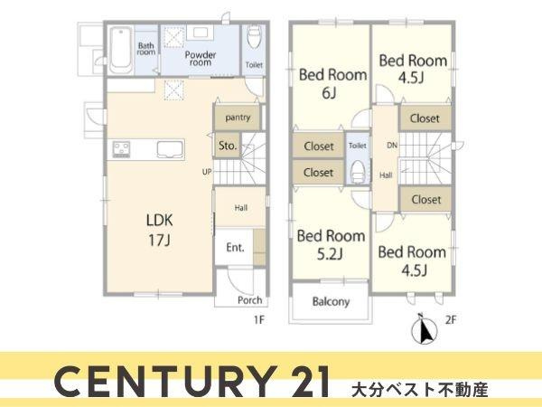 AG-HOUSE　ゆめが丘　B棟の間取り|図面と現況が異なる場合は現況を優先させていただきます。