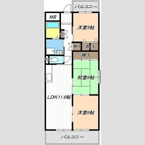 【間取り】 | ポートシティ高木