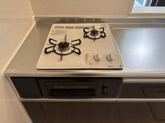 【キッチン】 | グランディール　ルリアン | 2口ガスコンロ