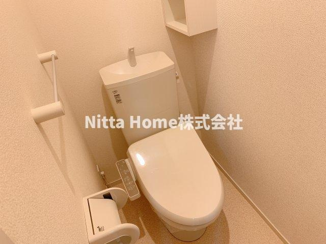 丹波篠山市北のアパートのトイレ|温水洗浄便座付きですよ(^^)/