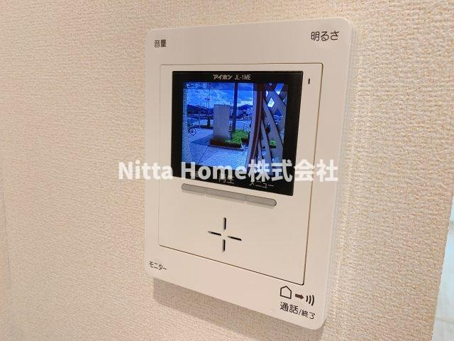 丹波篠山市北のアパートのセキュリティ|ＴＶインターホン付きで安心ですね♪