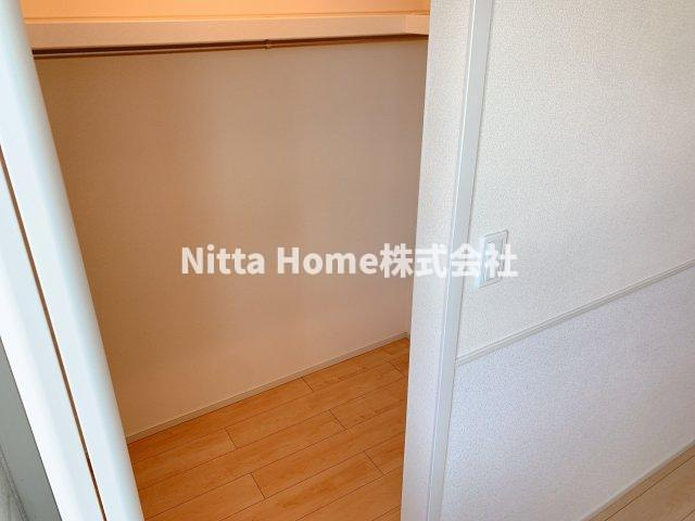 丹波篠山市北のアパートの収納|ウォークインクローゼット完備です！！