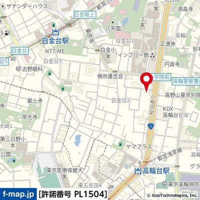 【地図】 | ルジェンテ白金台