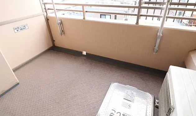 エルコート千林のバルコニー