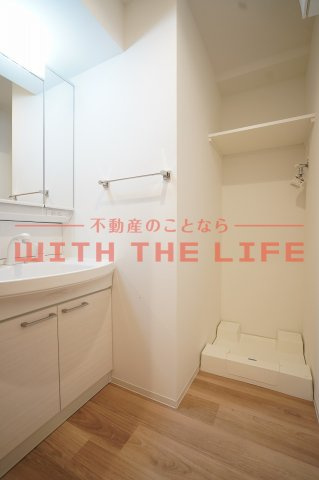 フェリシエ久留米の洗面所|忙しい朝には欠かせない洗面所です