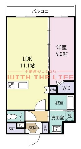フェリシエ久留米の間取り