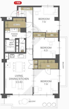 菊名マンションの画像