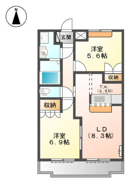 ストークコーポ大津茂の内装|カードキー