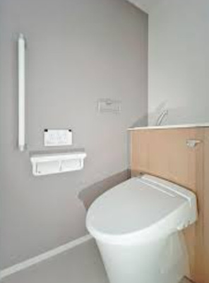 【トイレ】 | エルファーロ神楽坂 | ※同タイプの別の部屋の写真です