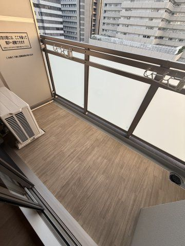 エスリードレジデンス大阪天王寺のバルコニー