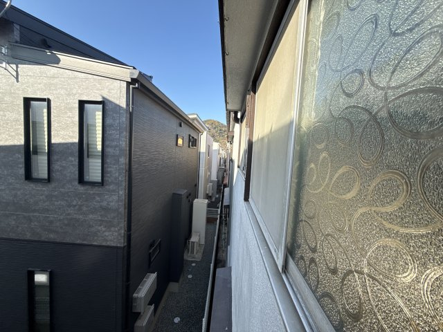 黒田荘のバルコニー