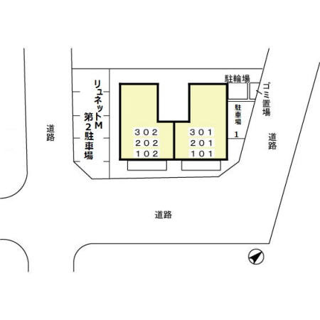 リバーサイド壱番館の玄関