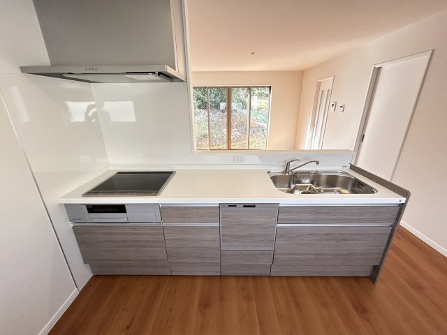 高知市朝倉己　新築一戸建てのキッチン|使い勝手の良いシステムキッチン☆食洗器付きです！