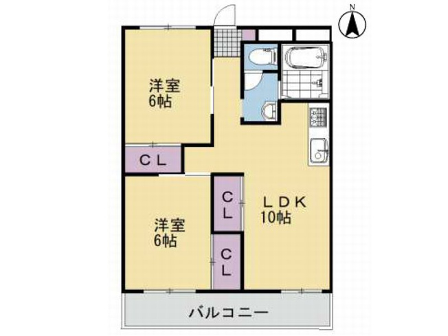 【間取り】 | 山科団地A棟