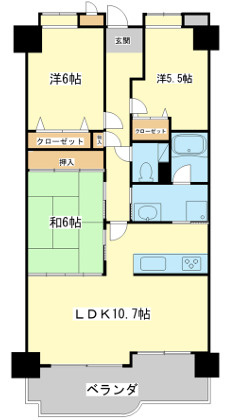サンパティック的形の間取り