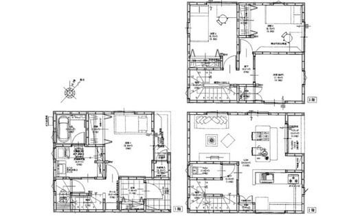 府中町八幡三丁目の間取り