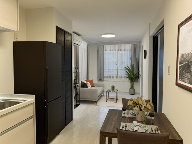 フォセット池田山の居間・リビング|イメージです。家具は付いておりません