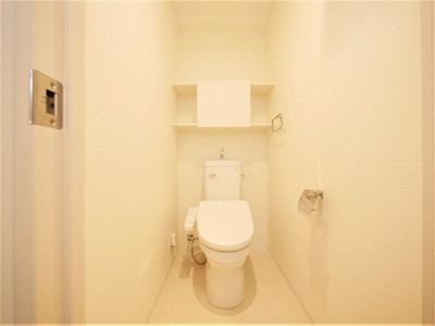 【トイレ】 | ルアナ北梅田 | 落ち着いた色調のトイレです