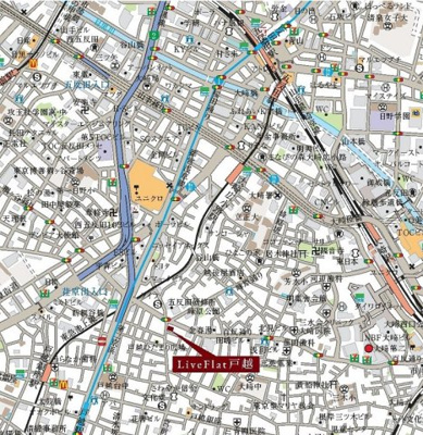 【地図】 | LiveFlat戸越
