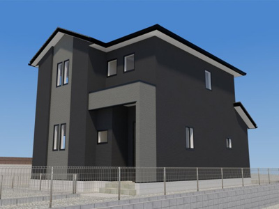 【外観パース】 | 宗像市徳重2期2号棟 | ◆1点質問です。「物件価格以外に費用が掛かること」をご存じですか？具体的にどのような費用がかかるのか資金計画書を無料で作成させて頂きます♪お気軽お声がけください(*^-^*)