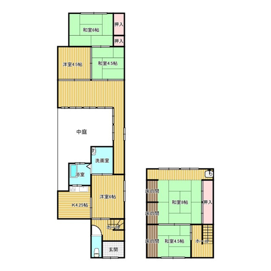 【間取り】 | 東門司2丁目中古戸建