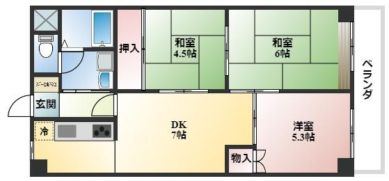 【間取り】 | オリエントマンション