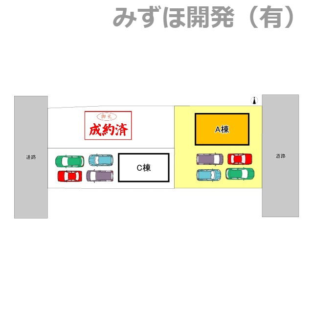 天童市老野森3-25-23　A棟の区画図|11/22投稿
残り2棟！！