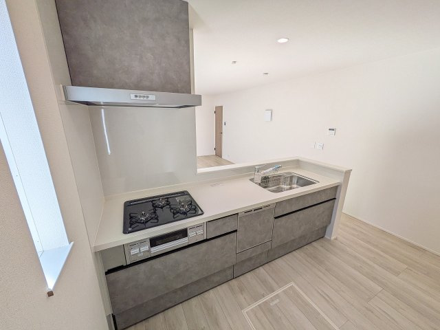 八王子市　西寺方町　新築一戸建て　２４ー１期のキッチン|～使い勝手の良いシステムキッチン～