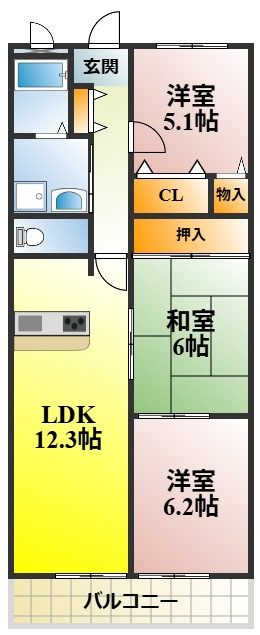 エスポワール21の間取り