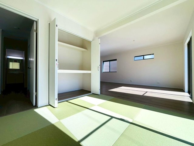 ダイマルタウン　羽島市竹鼻町飯柄第４　全５区画分譲の和室|一室あると便利な和室は、ご来客時はもちろん、お子様のお昼寝や遊び場、寝室としてもご利用いただけます。