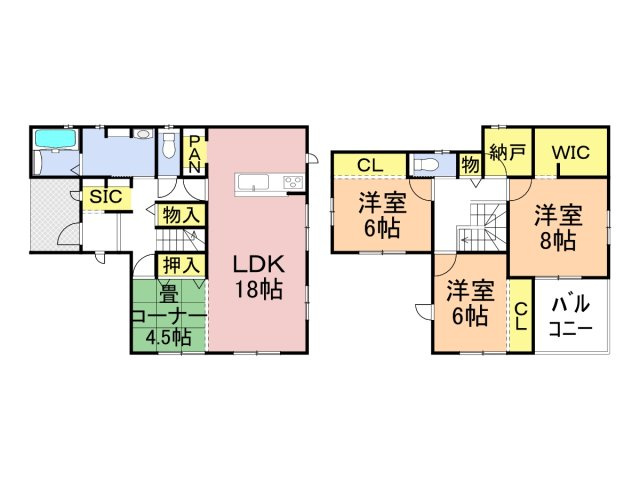 ダイマルタウン　羽島市竹鼻町飯柄第４　全５区画分譲の間取り|■A棟　■ヤマダ不動産　株式会社リライフ　
■夢のマイホーム購入をフルサポートします！