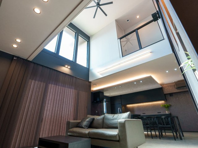 【居間・リビング】 | パークナード楓の森 | おしゃれなリビングです