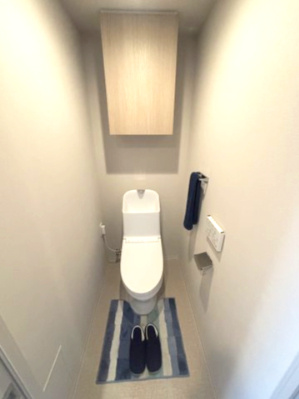 【トイレ】 | ポレスター水前寺一丁目 | 落ち着いた色調のトイレです