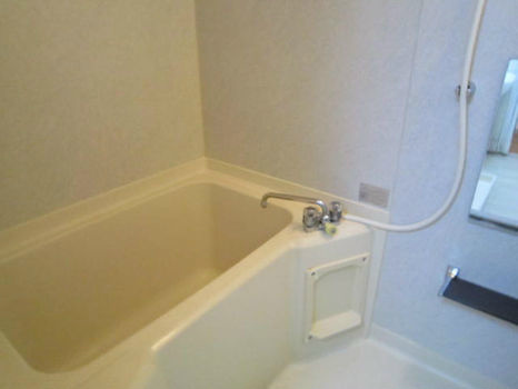 ヒルトンブルーの浴室