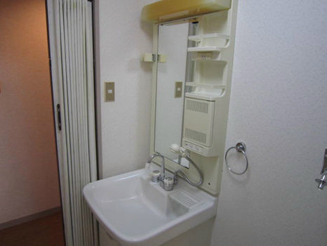ヒルトンブルーの洗面所