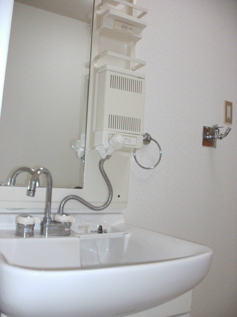 ヒルトンブルーの洗面所