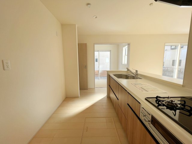 新築戸建・新築建売　いわき市平祢宜町【住宅性能評価W取得】平三小・平二中のキッチン