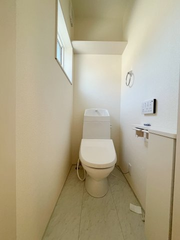 新築戸建・新築建売　いわき市平祢宜町【住宅性能評価W取得】平三小・平二中のトイレ