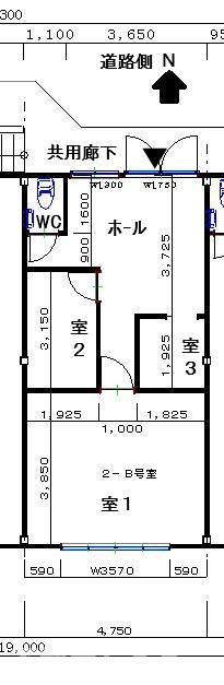  松久ビルの間取り